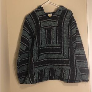 Black and blue pullover